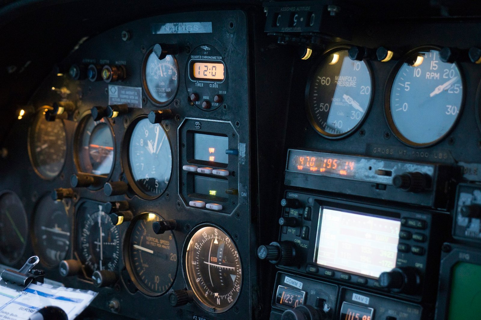 Instrumentación de una aeronave